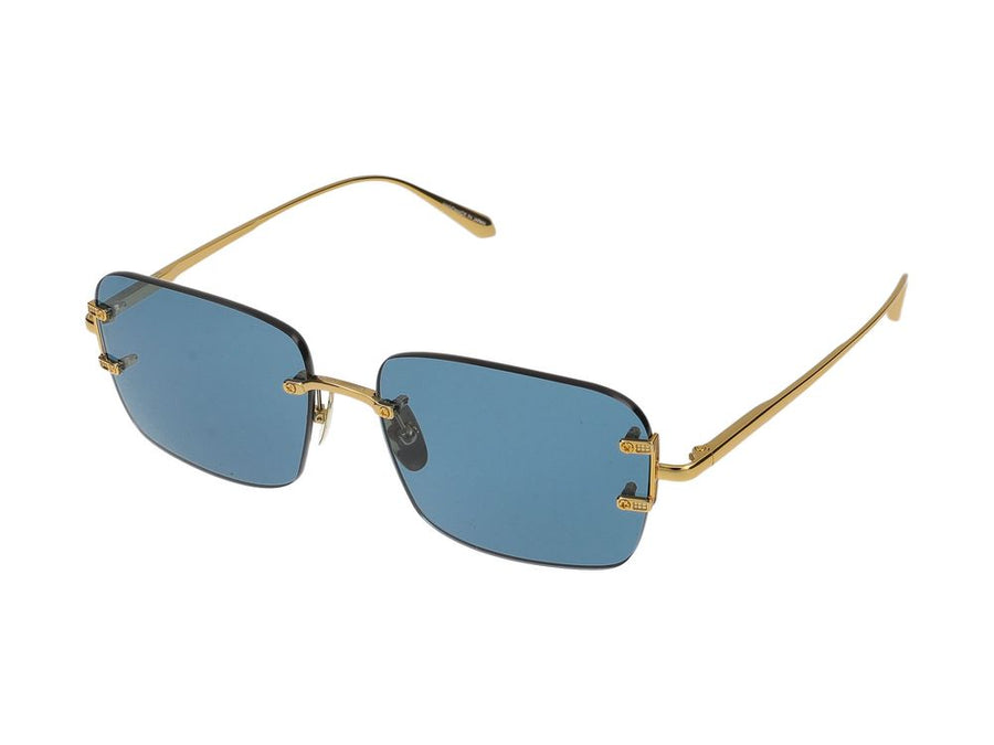 Sunglasses Linda Farrow Lfl1476 Sasha C2 Yellow Gold-Light Gold 58-17-145 Titanium