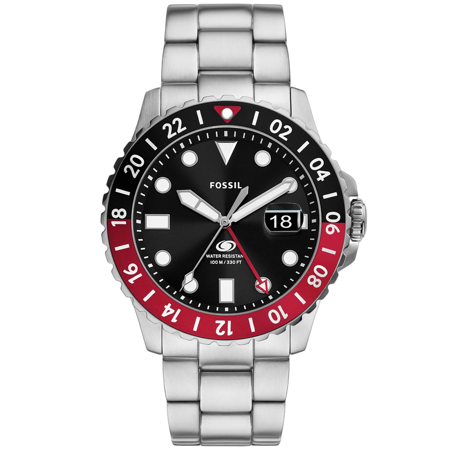 Fossil Stainless steel case watch in black
