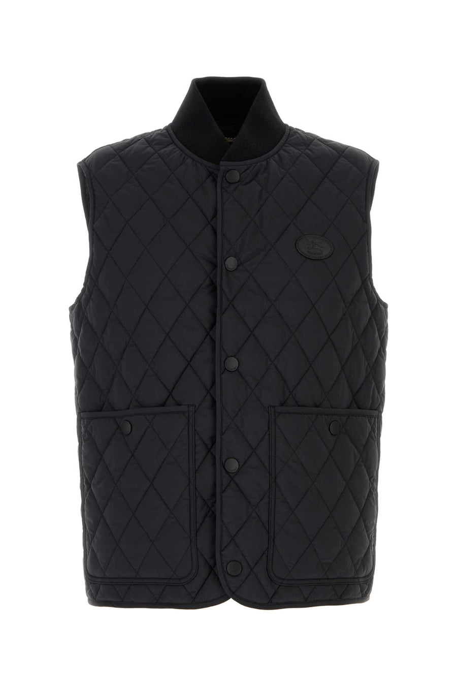 Black Nylon Vest Exterior: Lining: Giubbini