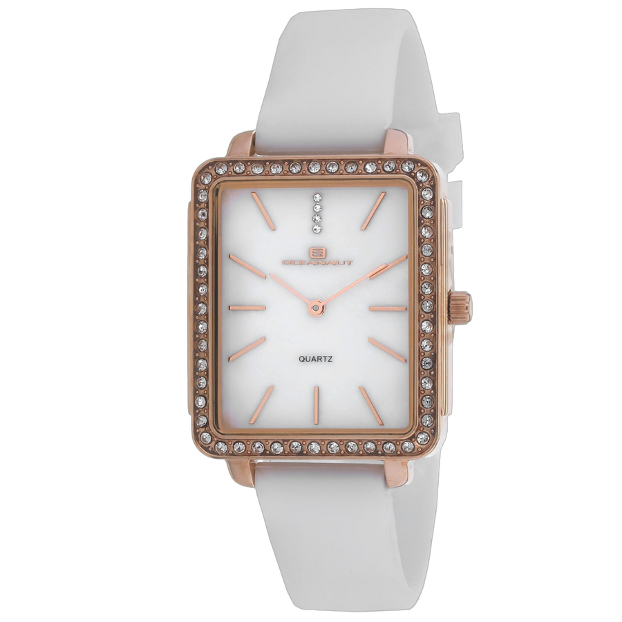 Oceanaut Stainless steel case watch in white