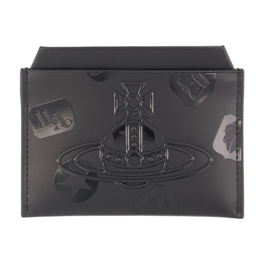 Vivienne Westwood Calfskin card case in black