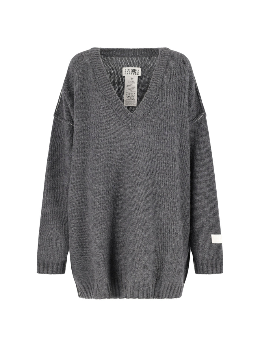 MM6 Maison Margiela 40% Wool sweater in gray