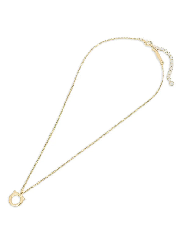 Ferragamo Gold metal necklace in gold
