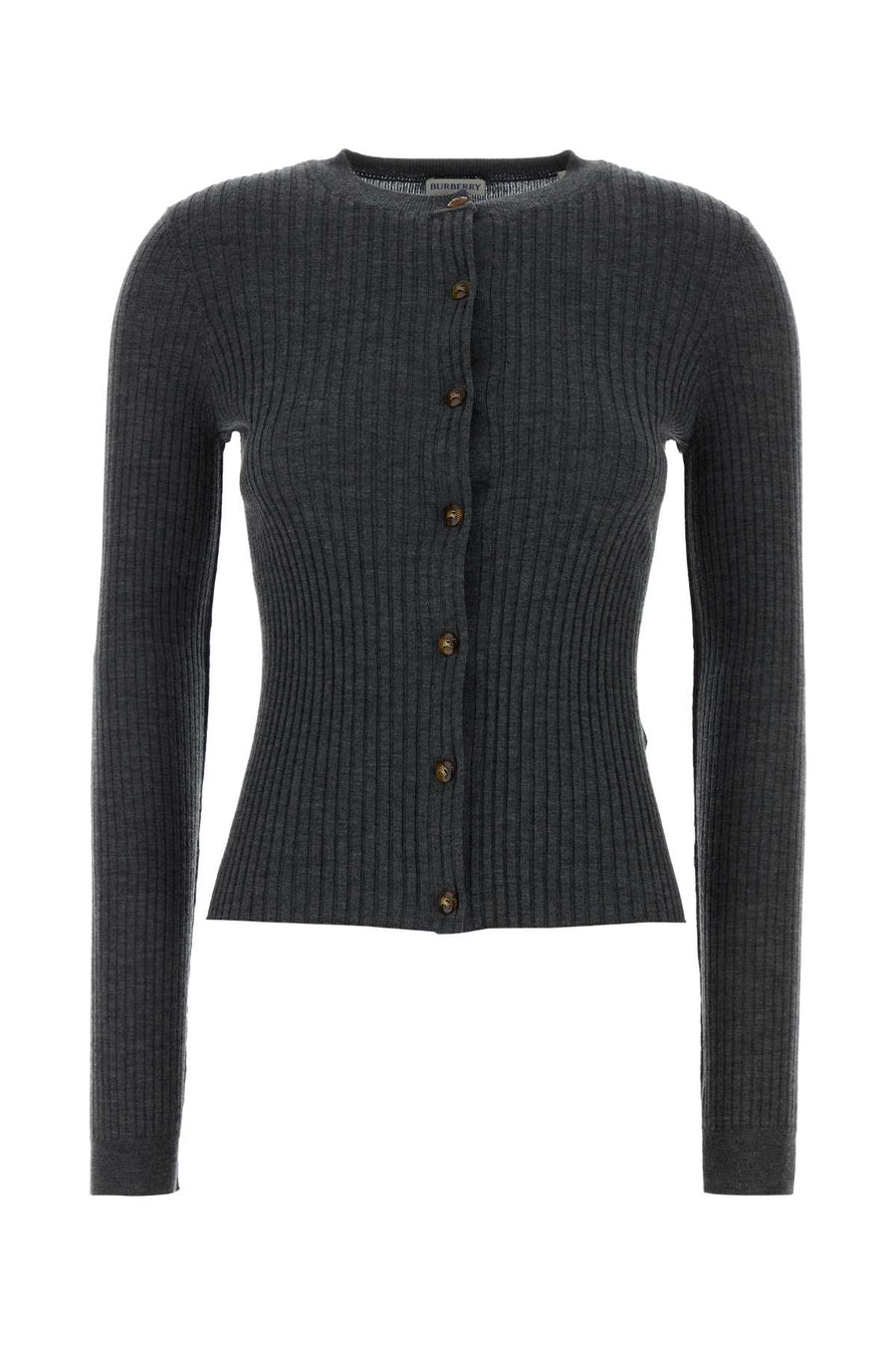 Burberry 100% Cashmere cardigan in gray