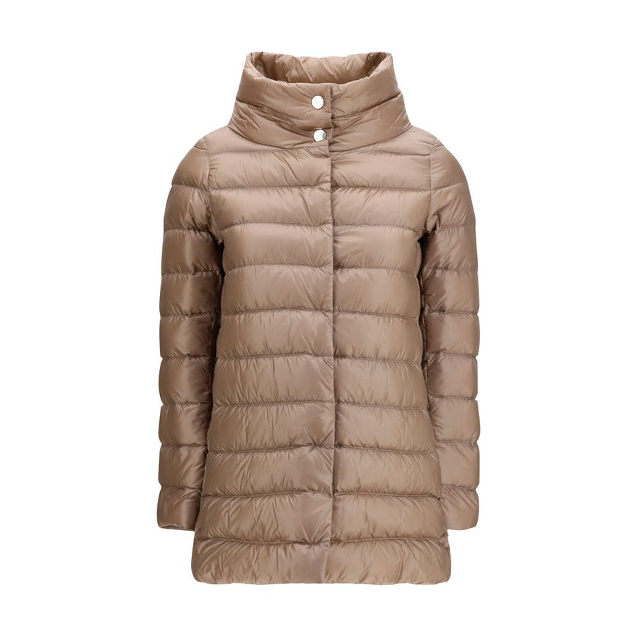 Herno 100% Polyester down jacket in beige