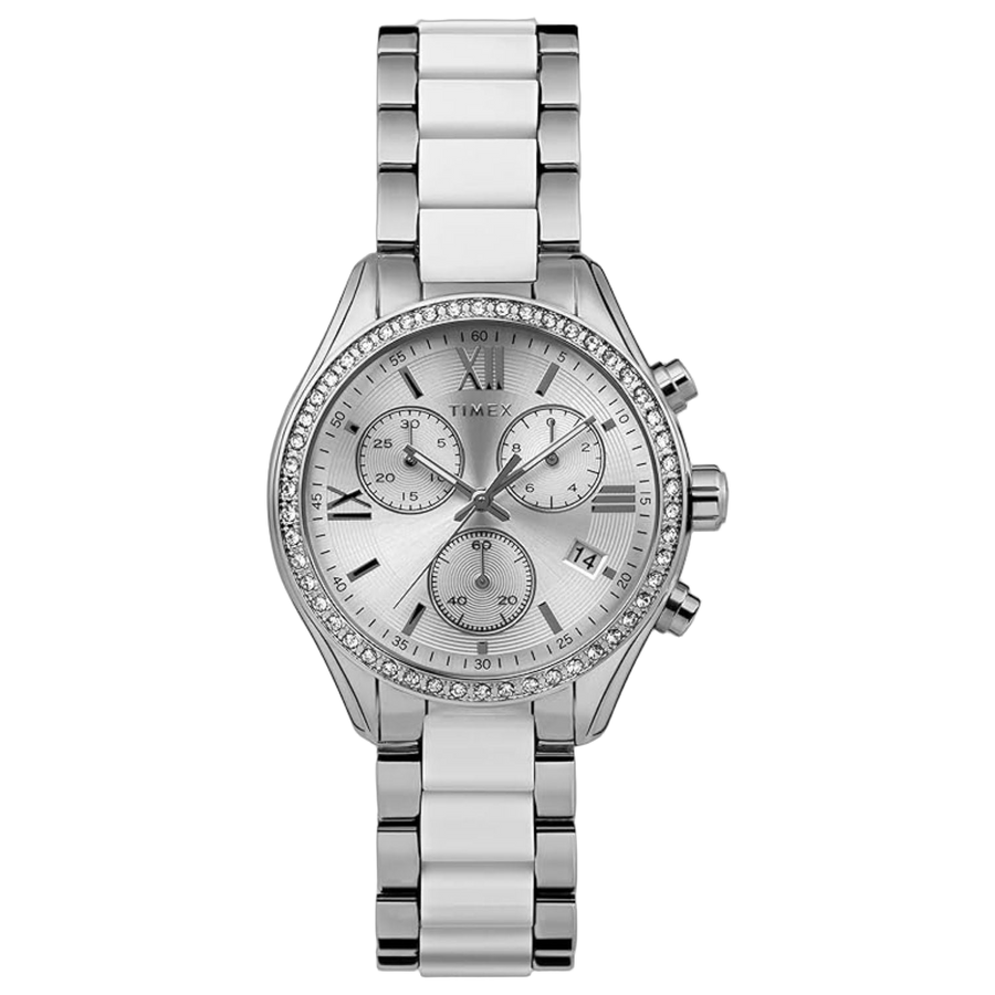 Timex Stainless steel case watch in silver