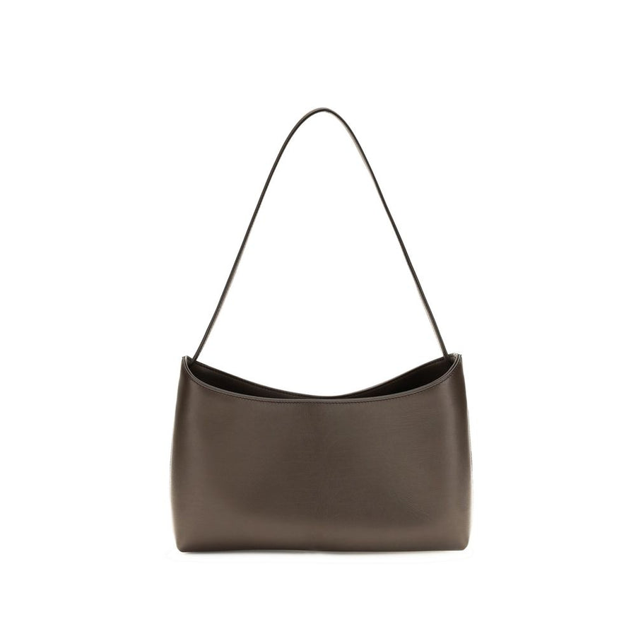 The Row 100% Calf Leather Bos Taurus shoulder bag in brown