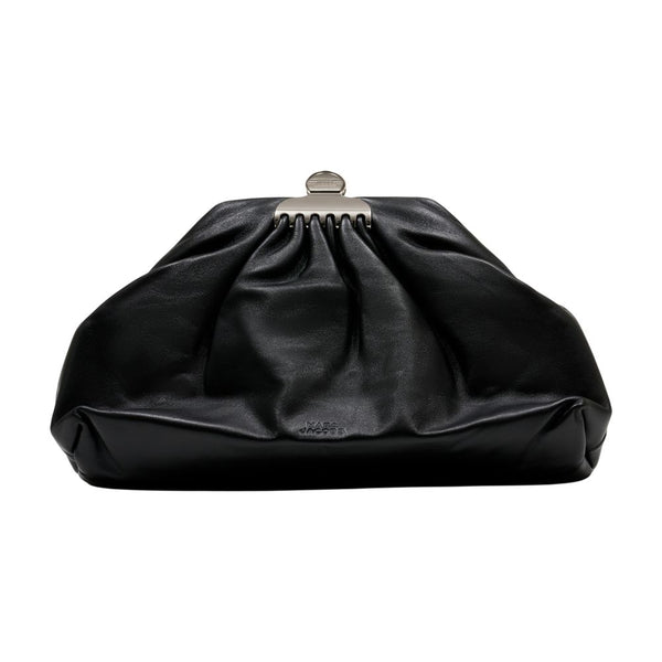 Marc Jacobs lambskin clutch in black