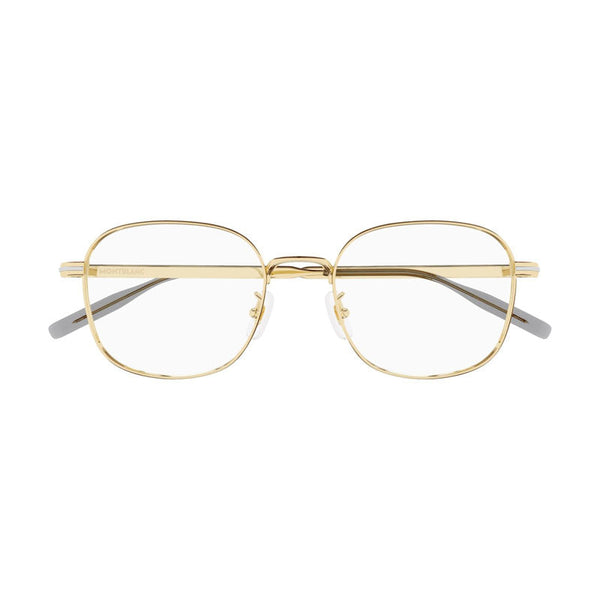 Montblanc MB0238OK001 Metal frame with clear demo lenses eyeglasses in gold