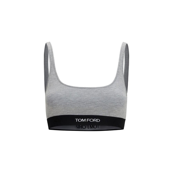 Tom Ford 97% Modal sport bra in gray