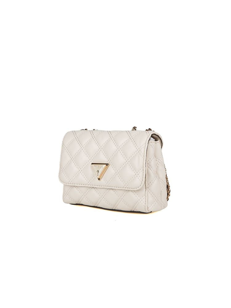Guess 100% Polyurethane shoulder bag in beige