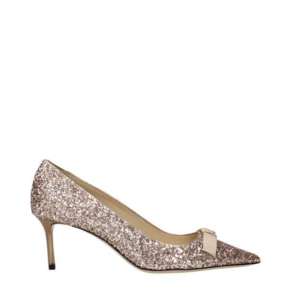 Jimmy Choo heel in gold