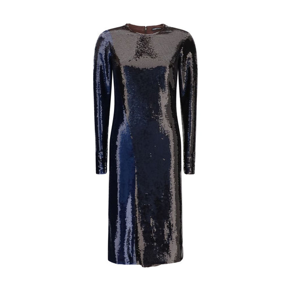 Tom Ford 84% Polyamide 16% Elastane cocktail dress in blue