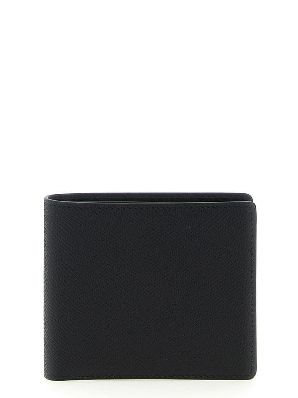 Maison Margiela 100% leather wallet in black