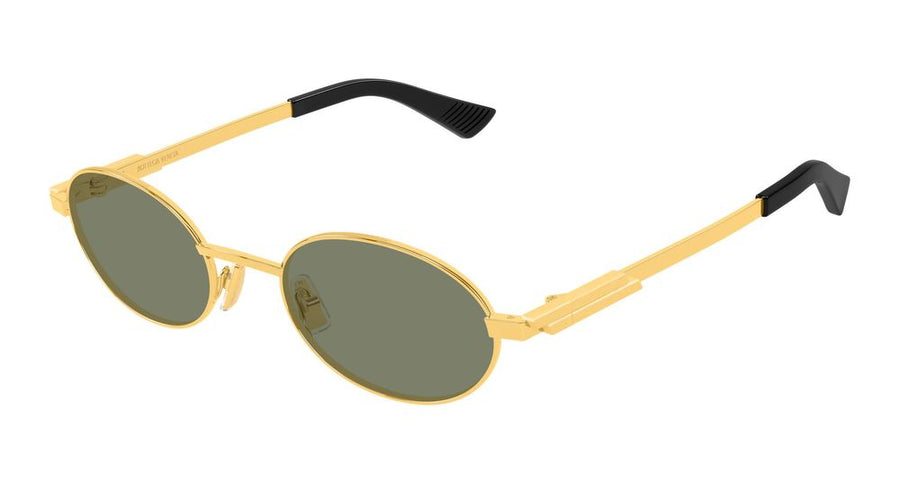 Bottega Veneta BV1470S Metal frame sunglasses in gold