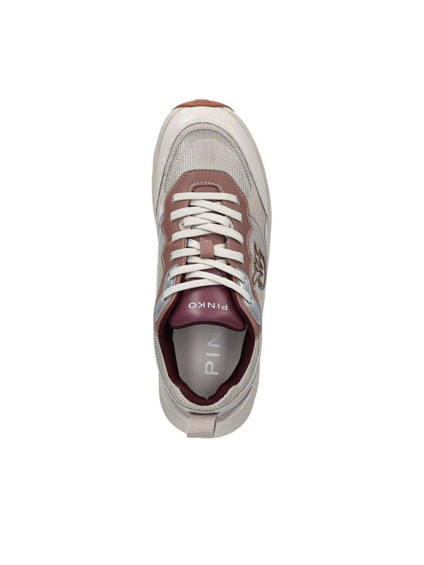 Pinko 61% Bos Taurus (Cow) / 39% Polyester (upper); 100% Polyester (lining); 80% Rubber / 20% EVA (sole) sneaker in corda/wine