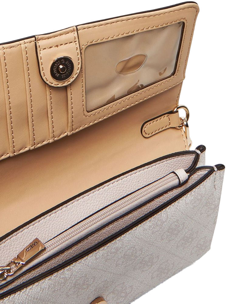 Guess 100% Polyurethane crossbody bag in beige