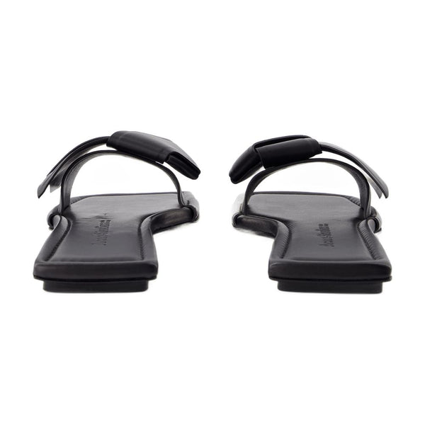 Acne Studios calfskin sandal in black