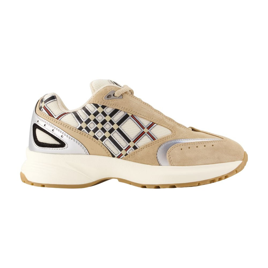 Burberry Calfskin sneaker in beige