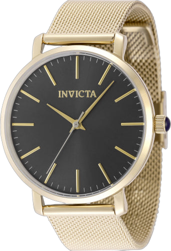 Invicta Stainless steel case watch in gold