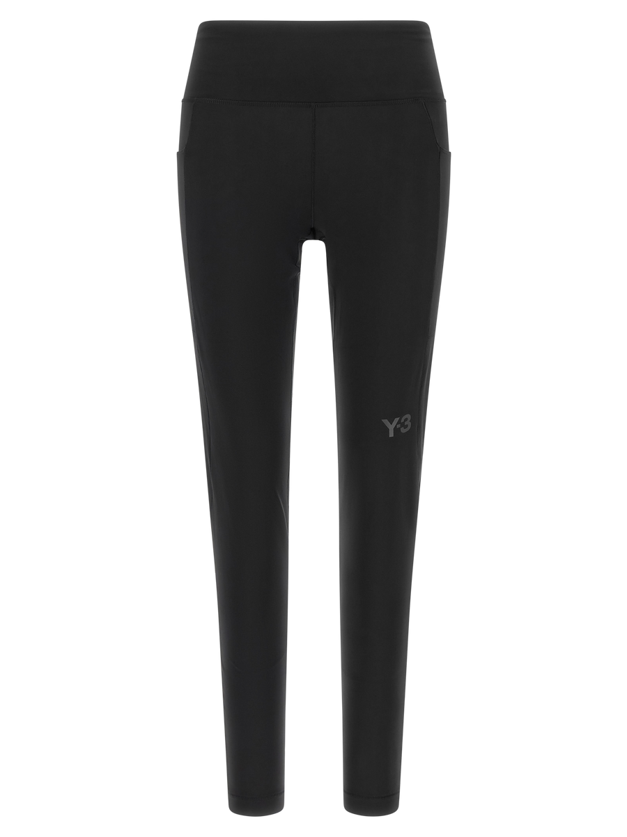 Black Recycled Polyester Leggings Clothing