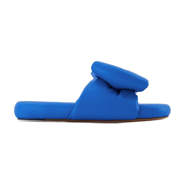 Off-White leather slipper in blue