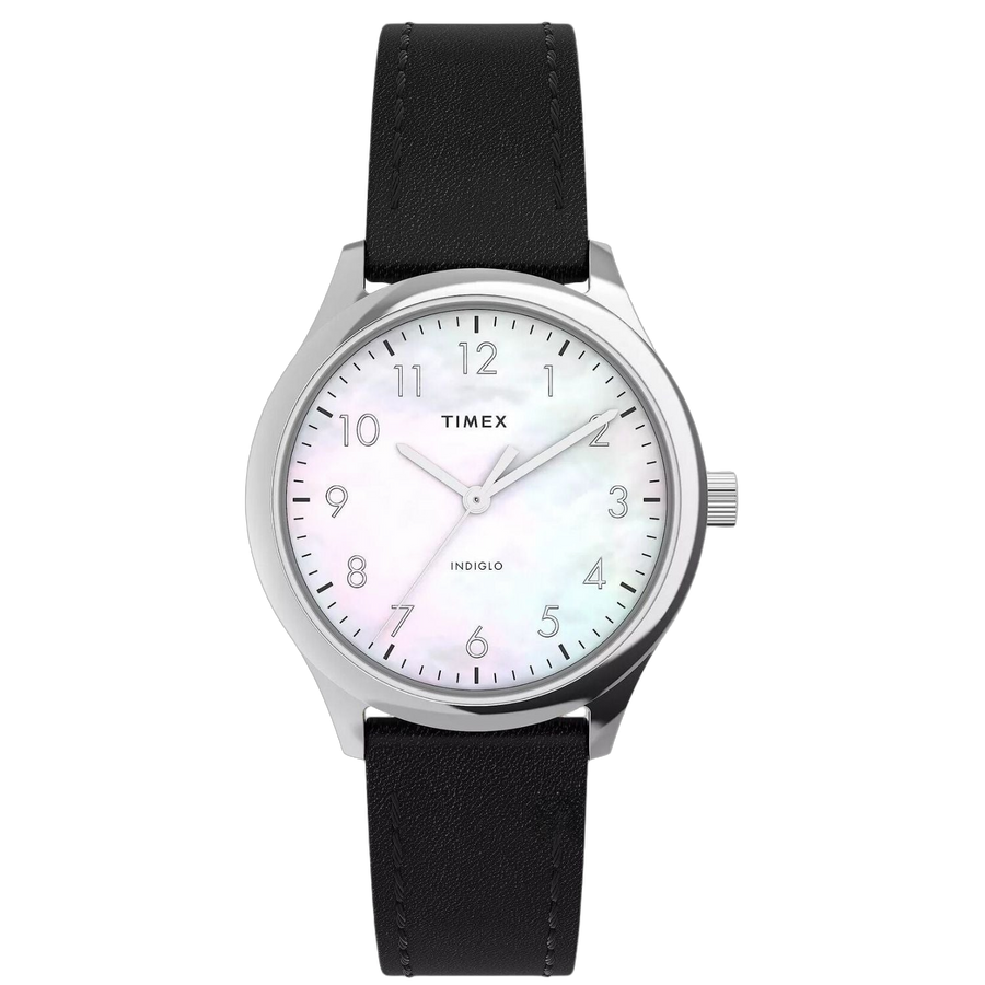 Timex Stainless steel case watch in white