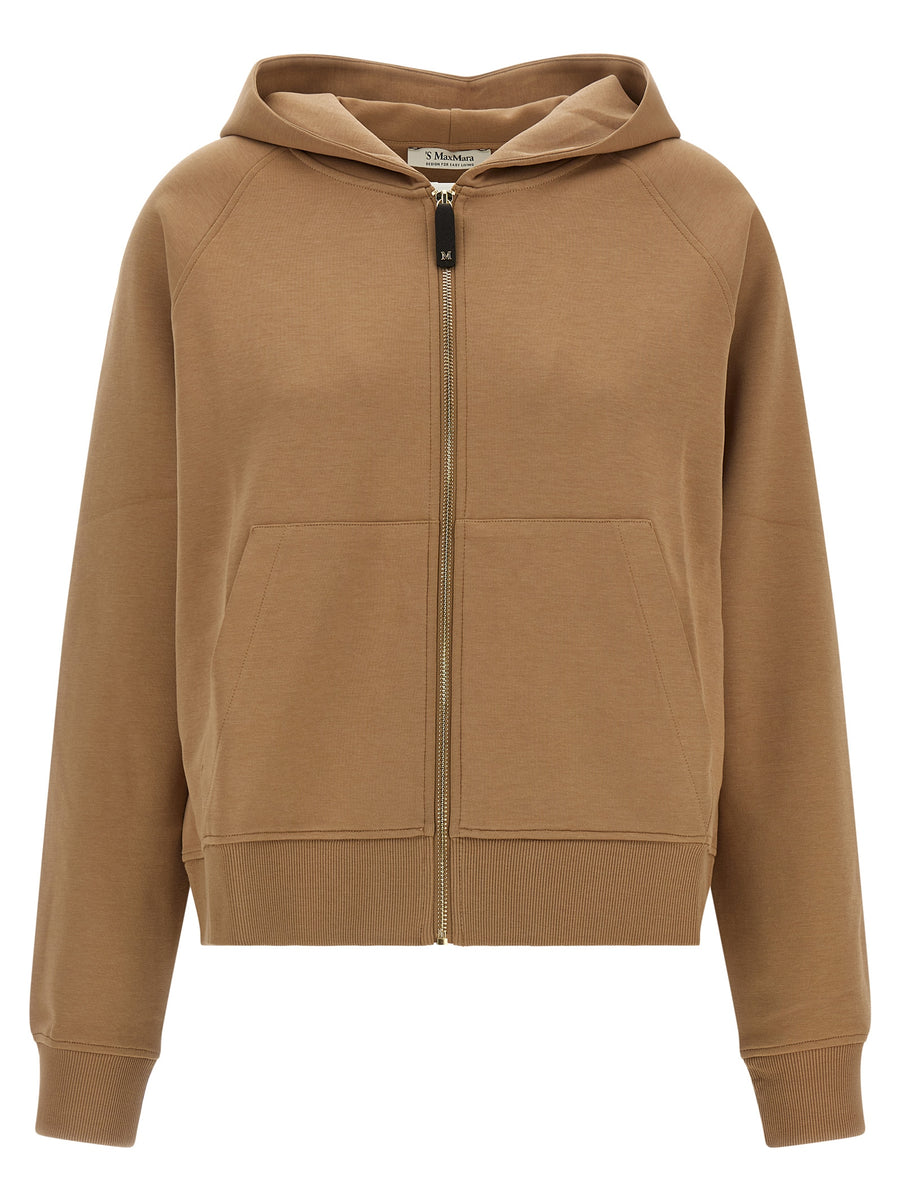 Beige Cotton Sweatshirt Clothing