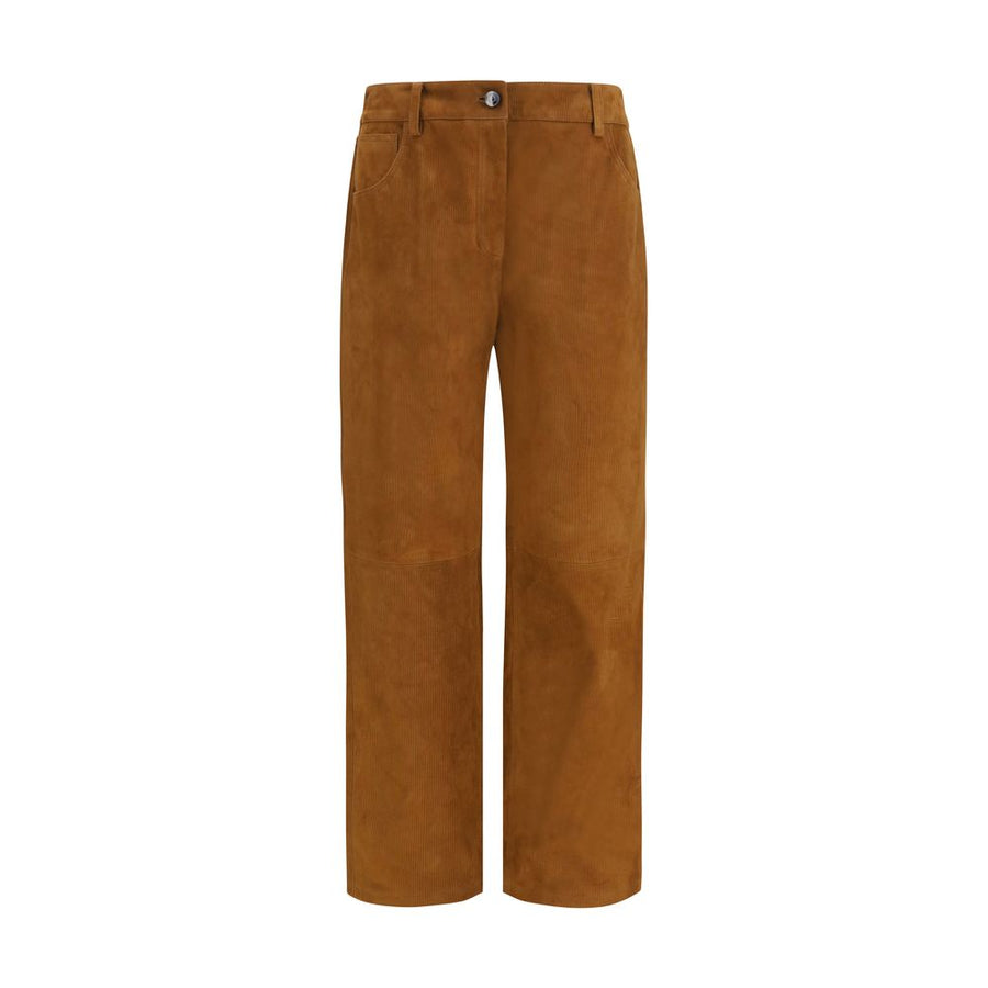 Magda Butrym 100% Sheep trousers in brown