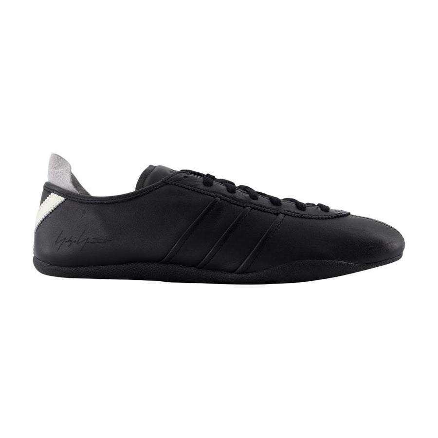 Y-3 Calfskin sneaker in black