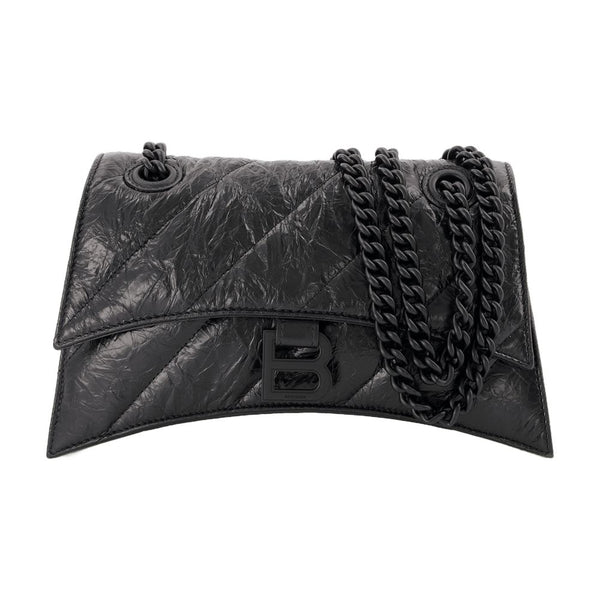 Balenciaga Calfskin hobo bag in black