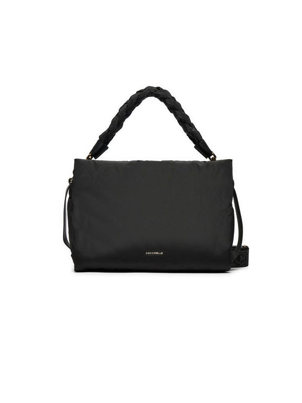 Coccinelle 70% Polyester shoulder bag in black