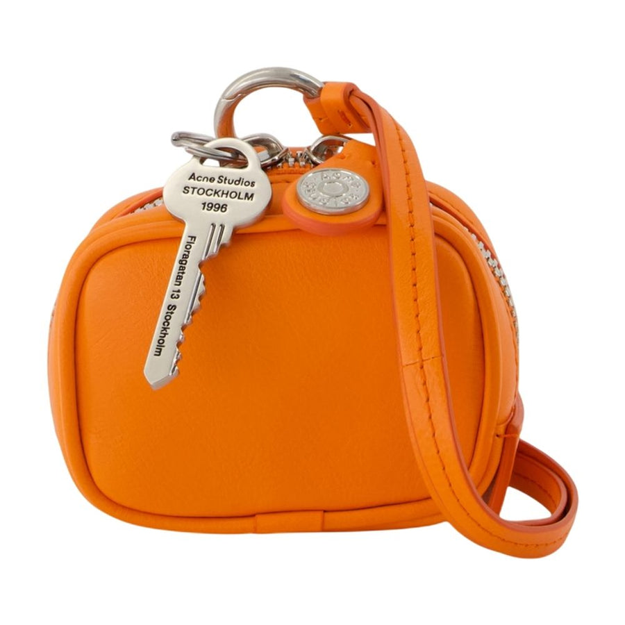 Acne Studios Calfskin shoulder bag in orange