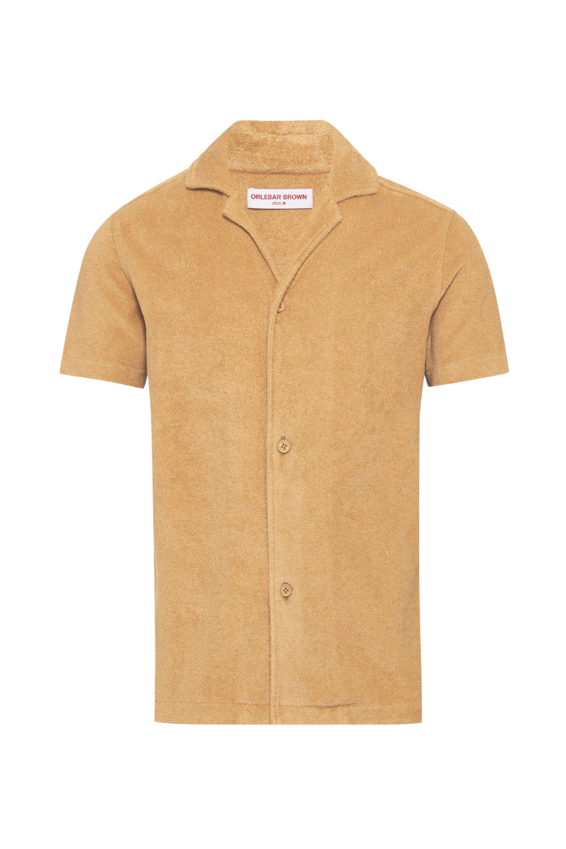 Orlebar Brown 100% Cotton shirt in beige