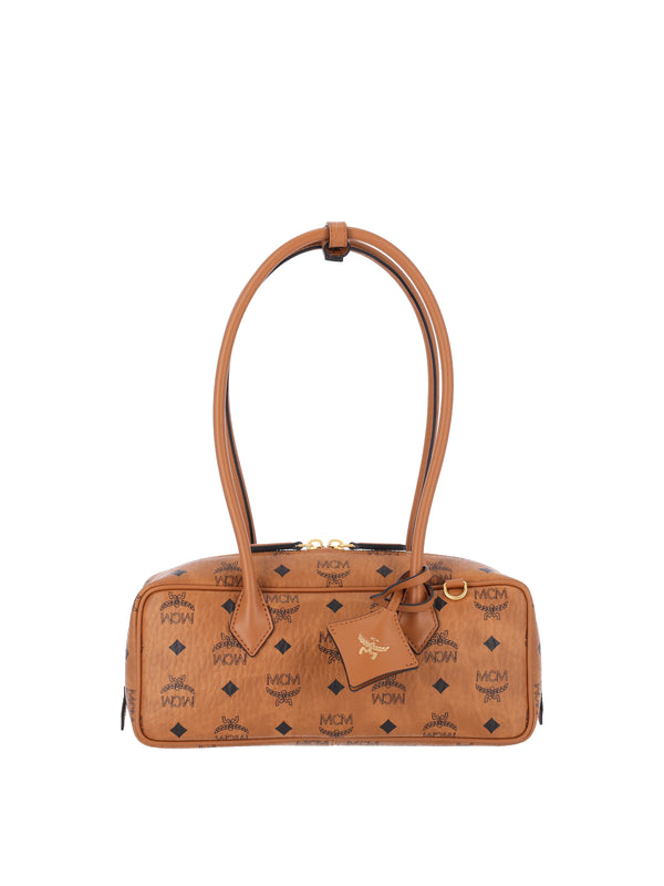MCM 63% Polyurethane shoulder bag in brown