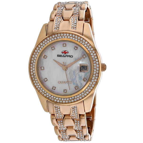 Seapro Stainless steel case watch in rose gold