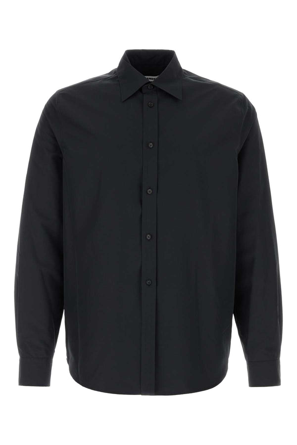 Jil Sander 100% Polyester shirt in black