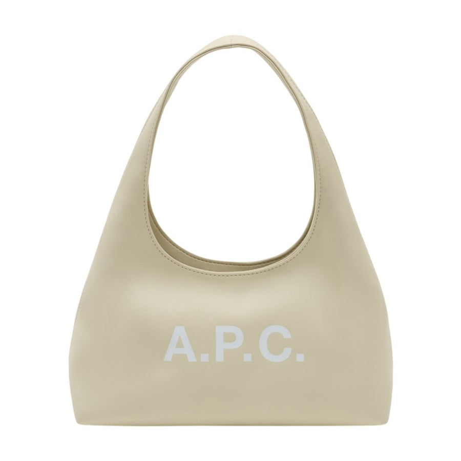 A.P.C. Synthetic shoulder bag in white