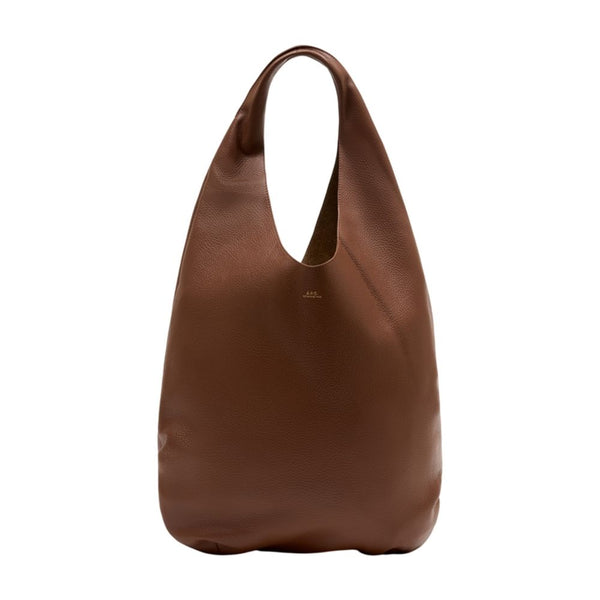 A.P.C. cowhide shoulder bag in brown