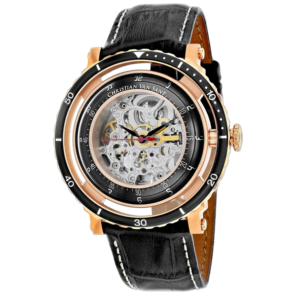 Christian Van Sant Stainless steel case watch in rose gold