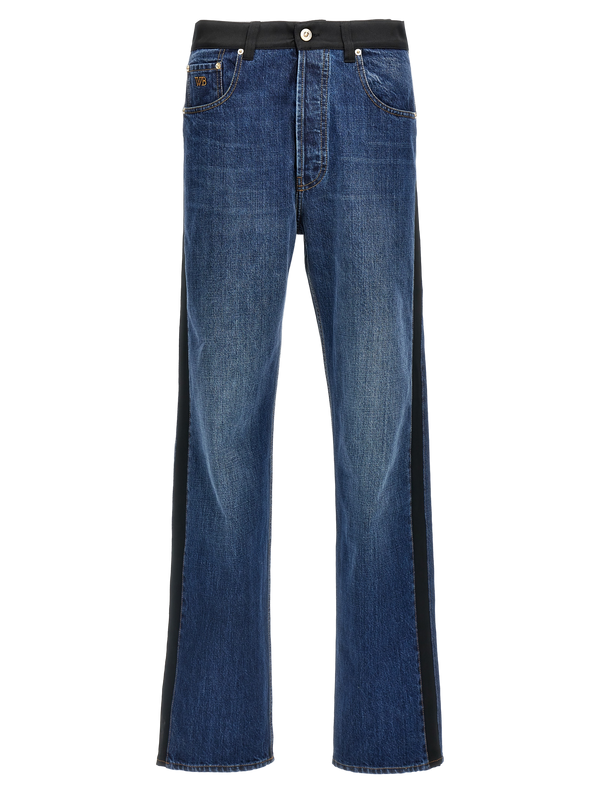Wales Bonner 100% cotton jeans in blue