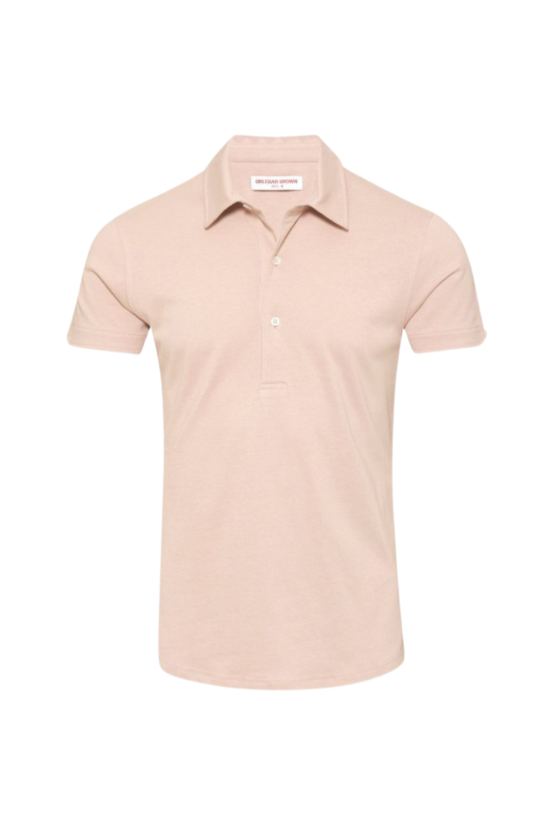 Orlebar Brown 80% Cotton polo in beige