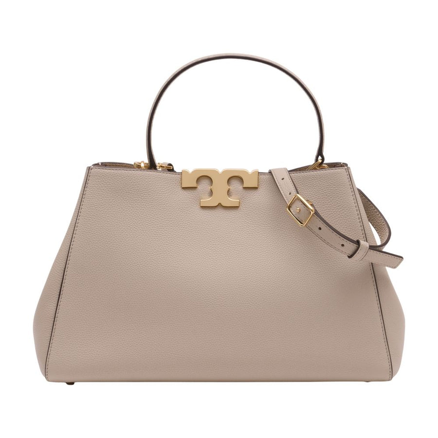 Tory Burch Cowhide top handle bag in beige