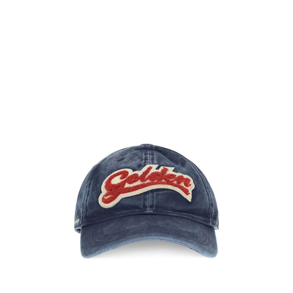 Golden Goose GOGUP02837P00262551139BB 100% Cotton baseball cap in navy