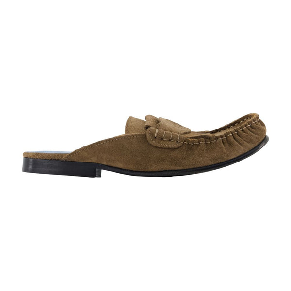 Marni calfskin sabot in brown