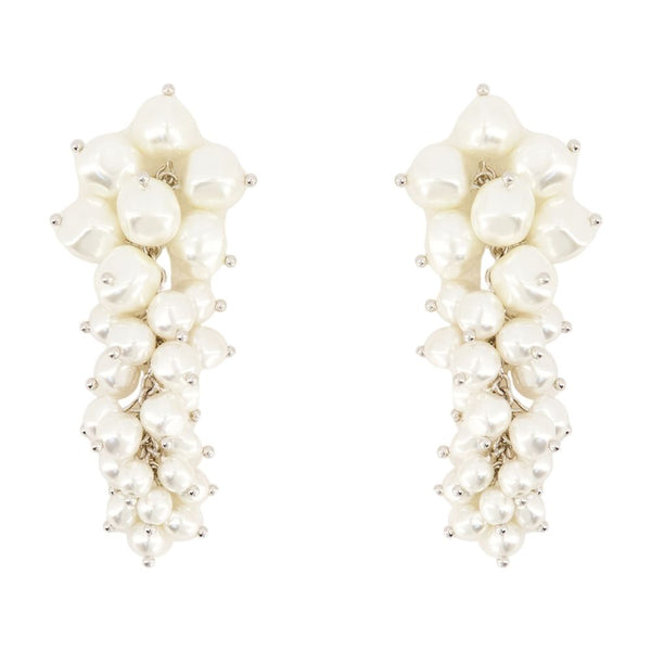 Simone Rocha Synthetic pearls earrings in white