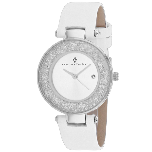 Christian Van Sant Stainless steel case watch in silver
