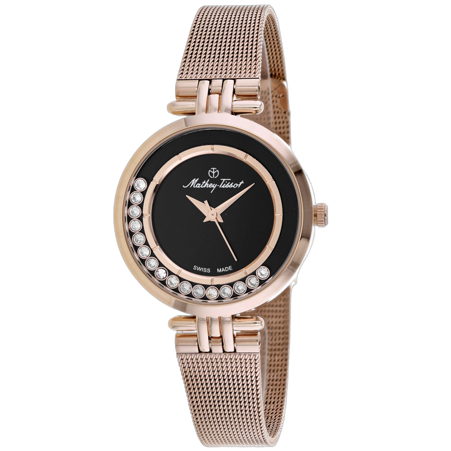 Mathey Tissot Stainless steel case watch in rose gold