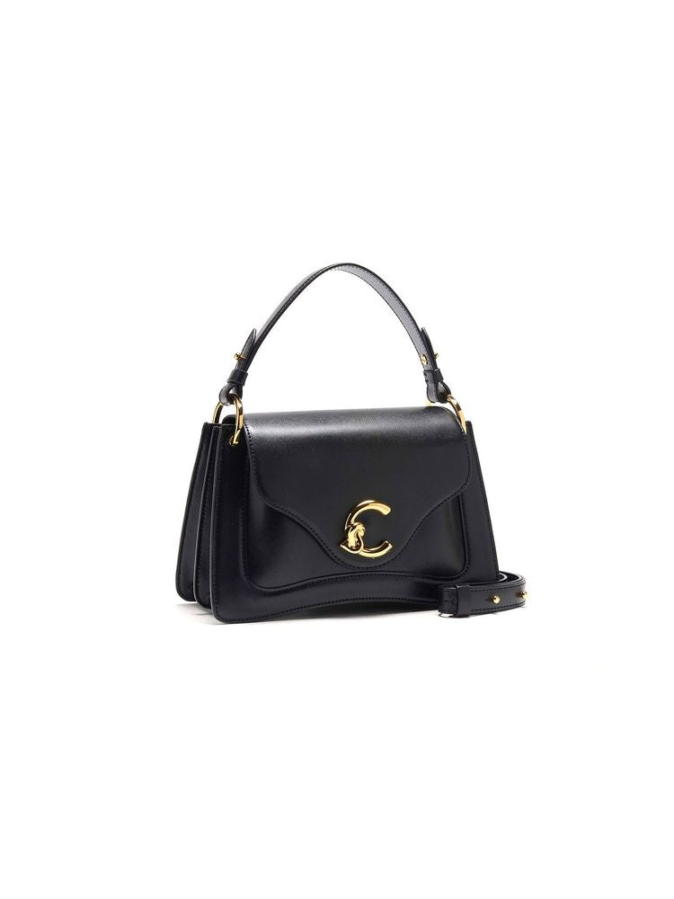 Coccinelle 100% Calf Split top handle bag in black