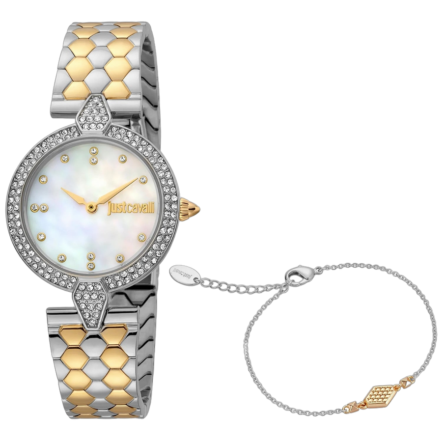Just Cavalli Stainless steel case watch in silver